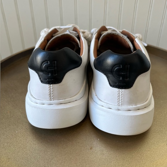 COLE HAAN GRANDPRO RALLY COURT SNEAKER | SIZE: 7 | WHITE LEATHER/CALF HAIR | EUC - Picture 5 of 9